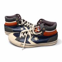 Converse alte blu/arancio n. 43 - buono stato