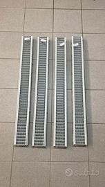 Canalette di scolo acqua 100X35X1000 mm in PVC