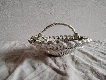 Paniere in porcellana bassano