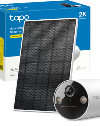 C410 KIT Telecamera WiFi Esterno ad Energia-2k