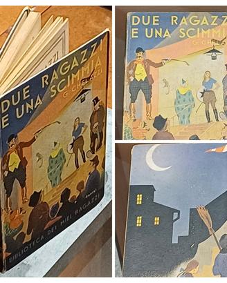 Due ragazzi e una scimmia di G. Chelazzi, 1938.