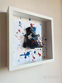 Quadro Zio paperone 3D - Effetto Splash