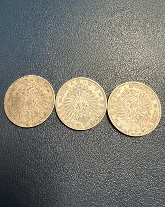 3 MONETE DA 2 LIRE