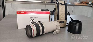 obiettivo Canon serie L 100/400 IS  f 4.5/5.6