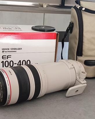 obiettivo Canon serie L 100/400 IS  f 4.5/5.6