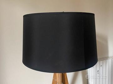 Paralume maison du monde tessuto nero diam. 42 cm