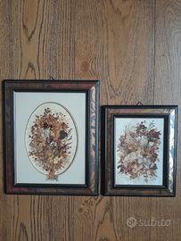 Quadri con fiori secchi