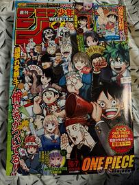Magazine di one piece con rara carta promozionale