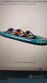 canoa gonfiabile due/ tre posti