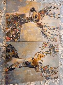 Coppia di quadri Ikea