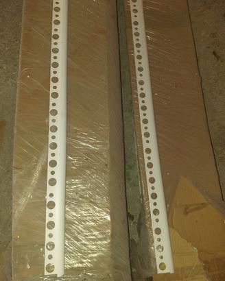 Profilo jolly in plastica bianca mm. 8/10 mm x 2,7