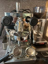 Macchina caffe lelit professionale con macinacaffe