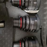Set 3 Obiettivi CINE XEEN (24mm, 50mm, 85mm) - mft