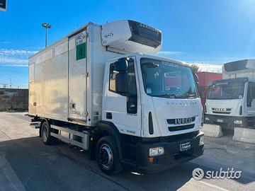 Iveco eurocargo 120E22 frigo 5.20 e sponda 2010