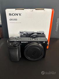 Sony a6100 corpo macchina