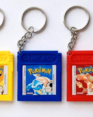 3 Portachiavi Pokemon Nintendo Game Boy