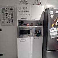 Credenza con microonde