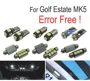 KIT 14 LAMPADE LED INTERNE PER VOLKSWAGEN VW GOLF 