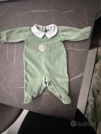Tutina ciniglia neonato tg 1 mese
