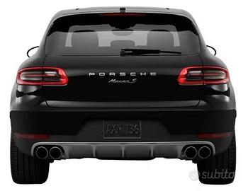Paraurti posteriore porsche macan s (95b) 2014/18