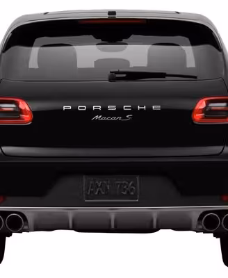 Paraurti posteriore porsche macan s (95b) 2014/18