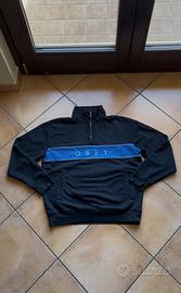 Obey Quarter Zip Fleece Vintage baggy Navy Blue- M