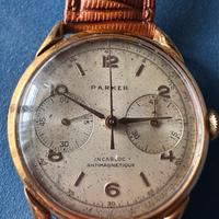 Orologio PARKER - Cronografo Vintage, Mov Venus175