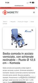 Sedia a rotelle MORETTI KOMODA MODELLO RC325-43
