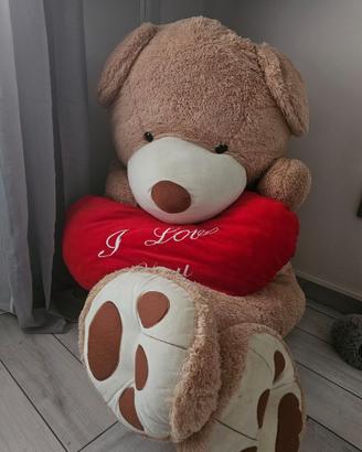 Orso di peluche gigante con cuore "Love"