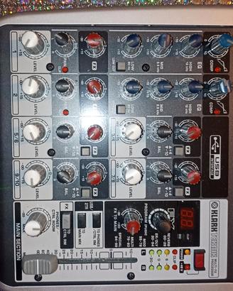 Mixer Beringher Micro Shure Beta 58A