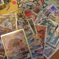 Lotto carte Pokemon GX del blocco Sole e Luna