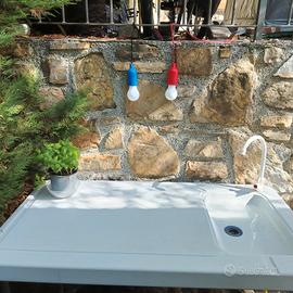 lavandino pieghevole  x giardino 70€