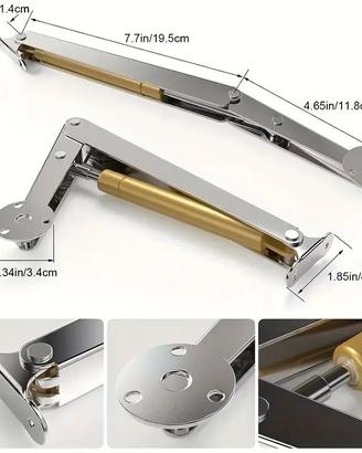 CERNIERE IDRAULICHE A GAS PER ANTE, BAULI E SIMILI