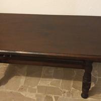 Tavolino in legno massello stile rustico