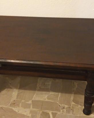 Tavolino in legno massello stile rustico