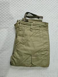 pantalone cargo g star raw, verde 