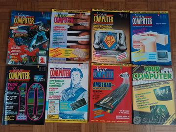 Lotto 8 Riviste UK YOUR COMPUTER (1984-1985) Retro