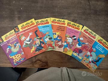 Albi di Topolino dal 1967 al 1969.