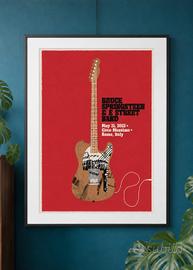 Poster "Bruce Springsteen" Live in Roma 21/05/2023