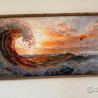 Quadro mare paesaggio