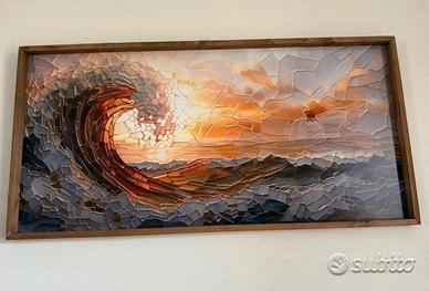 Quadro mare paesaggio