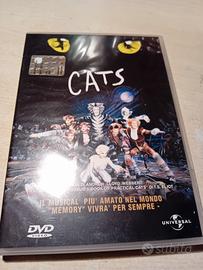 vintage DVD del musical "Cats".