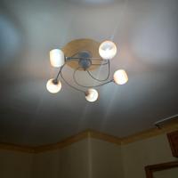 lampadario a 5 sfera 