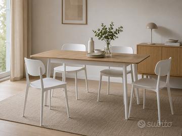 Tavolo allungabile 120/170x80 Metalfranchi Garden