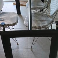 Tavolo Rettangolare in vetro