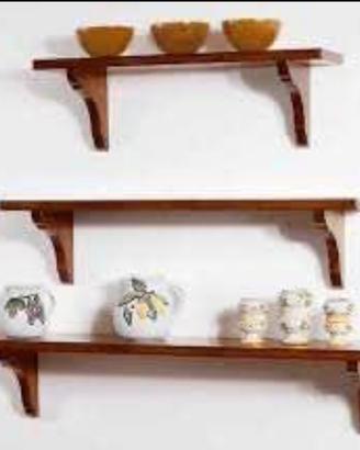 Mensole arte povera in legno massello
