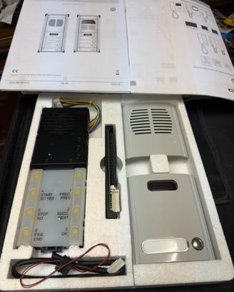 kit elvox 89f3/1 pulsantiera esterna