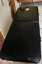 Lettino in legno per estetiste e massaggiatori