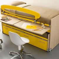 letto a scomparsa moretti compact (arancione)