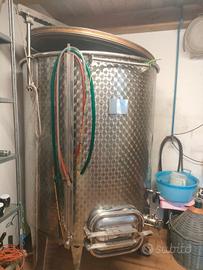 serbatoio in alluminio 2000 litri per vino